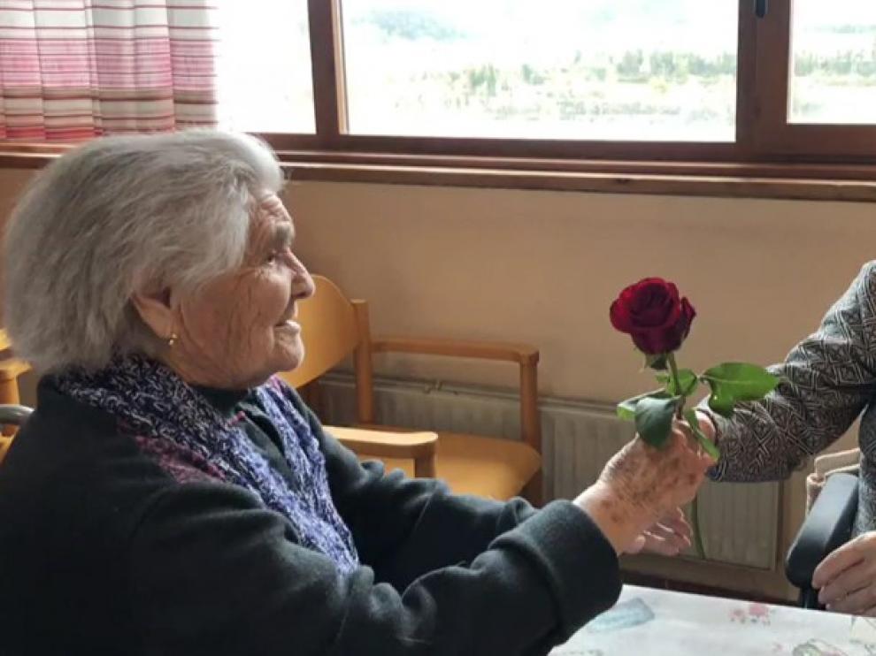 La Residencia La Solana de Aínsa manda un mensaje de optimismo ante el coronavirus