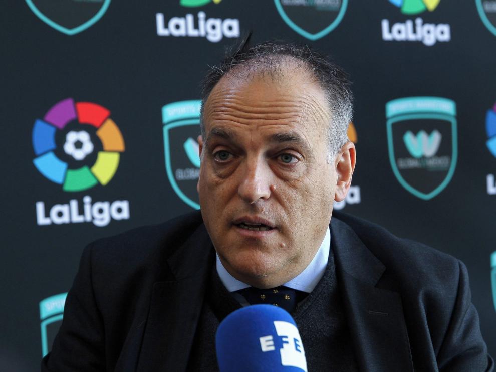 Tebas, seguro de terminar la competición