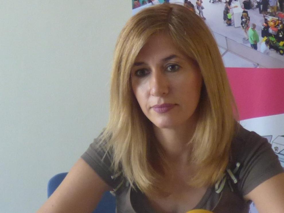 Belinda Pallás destaca en Barbastro la labor del pequeño comercio de alimentación en la crisis del coronavirus