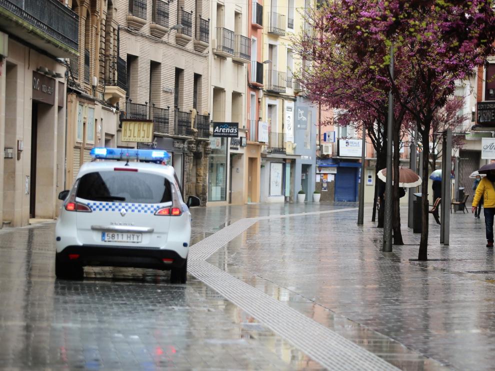 Primera detención en Huesca por incumplir reiteradamente las medidas del Estado de Alarma
