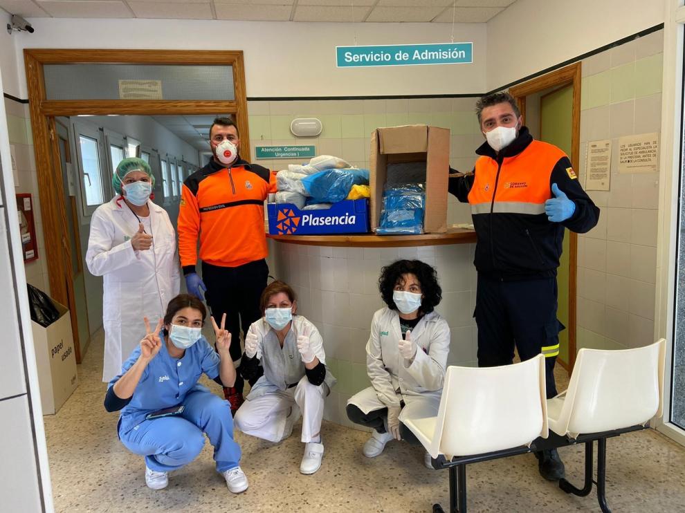 Protección Civil de la Hoya de Huesca, un apoyo logístico esencial