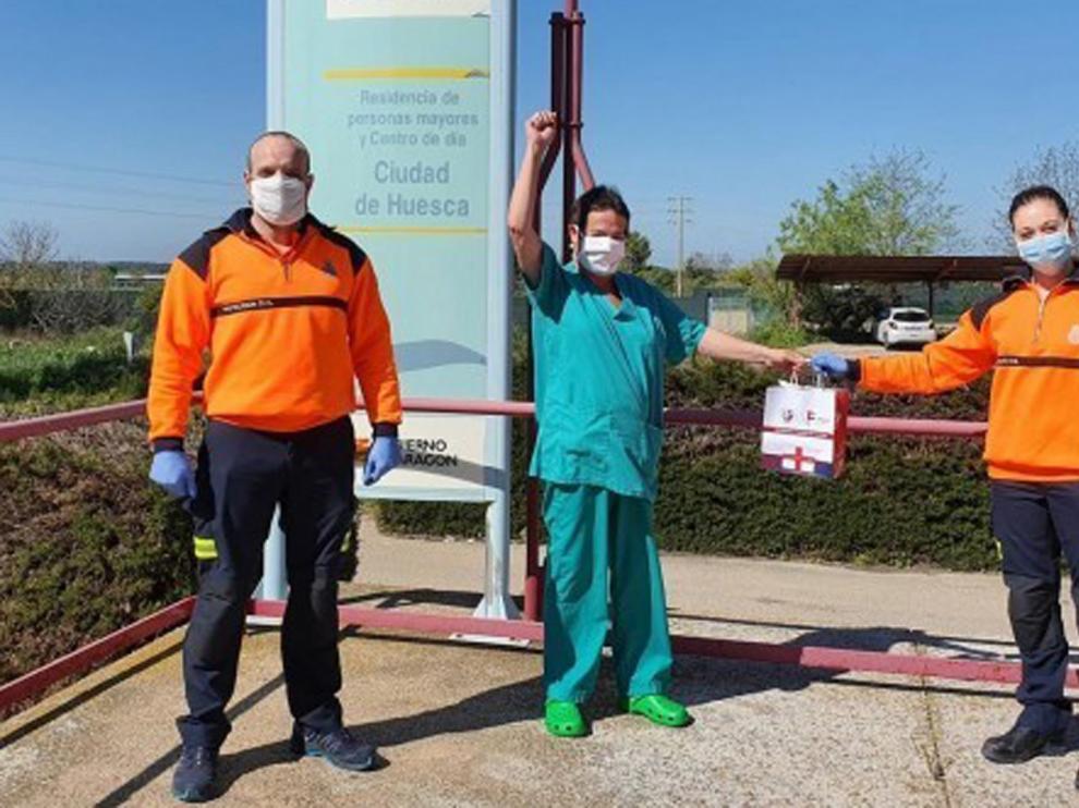 Club y Fundación Alcoraz aportan su granito de arena en esta crisis por la pandemia deL coronavirus