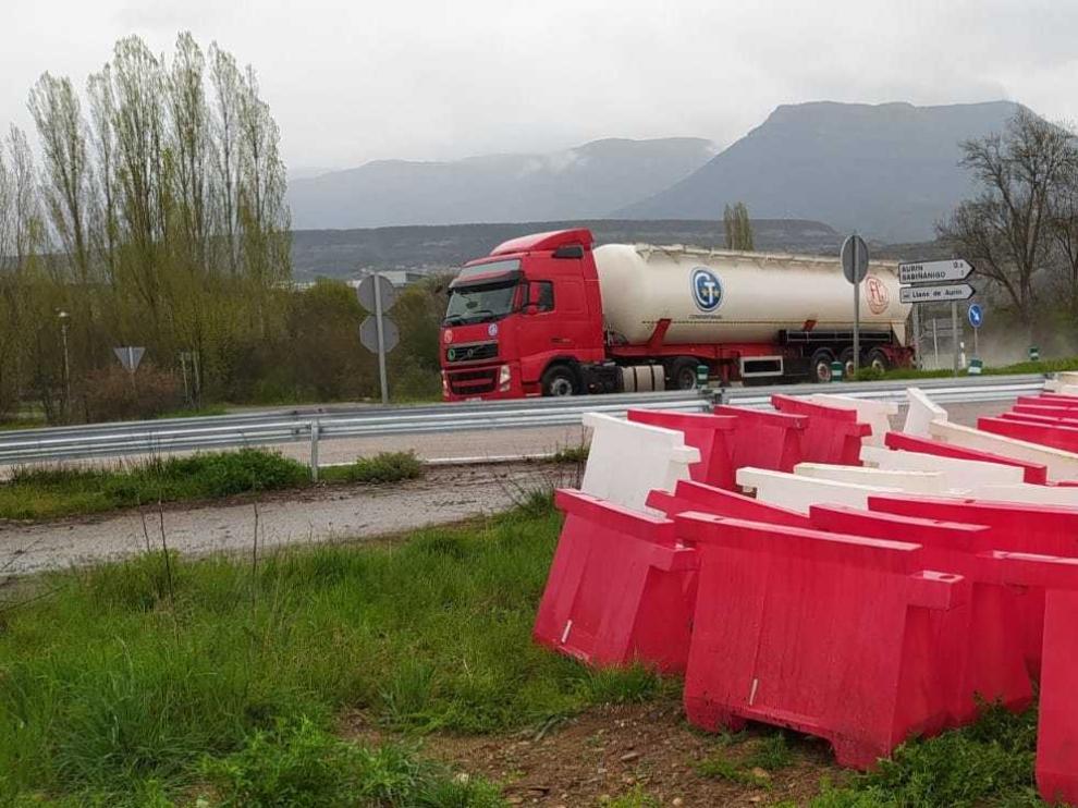 Retomadas las obras de construcción de autovías en Siétamo y Sabiñánigo