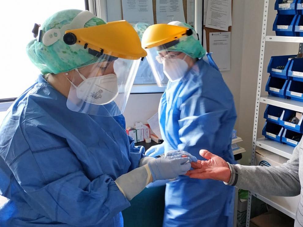 Aragón ha hecho algo menos de 1.000 test rápidos para detectar el coronavirus