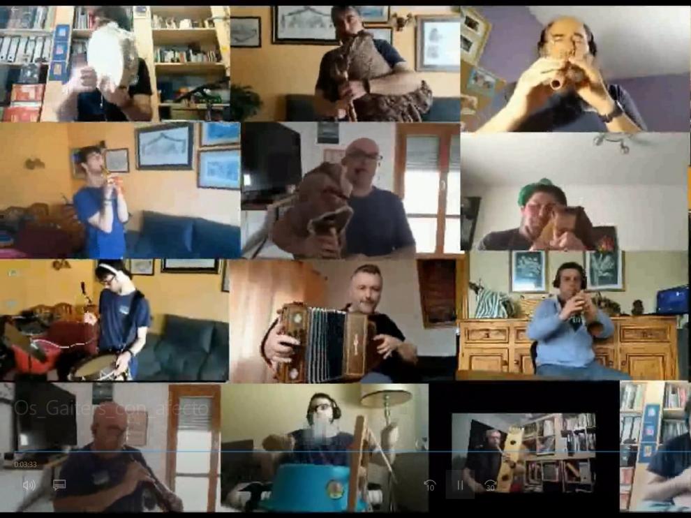 Os Gaiters de Tierra Plana transmiten un deseo de felicidad a través de una melodía francesa