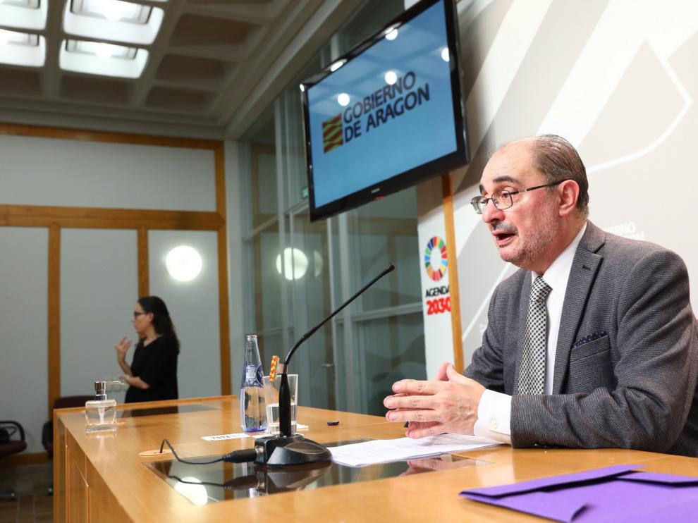 Lambán afirma que nunca ha visto su relación con el Gobierno como un desafío