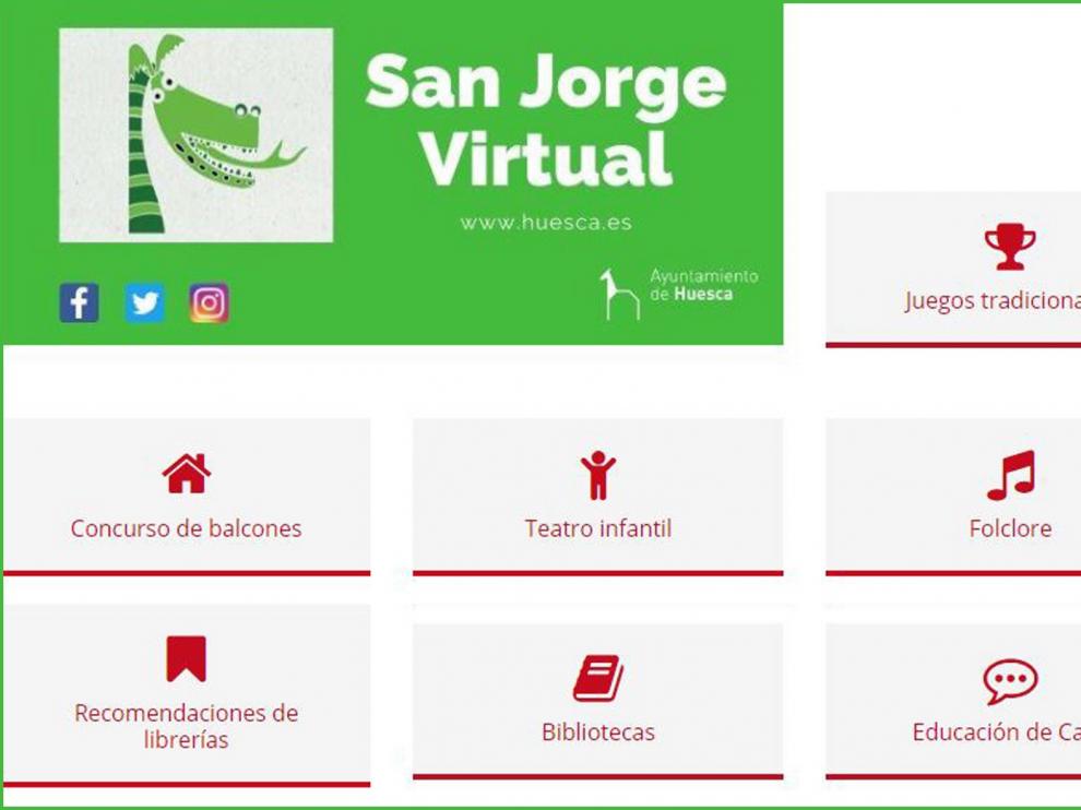 La cultura da el salto a la web para celebrar San Jorge