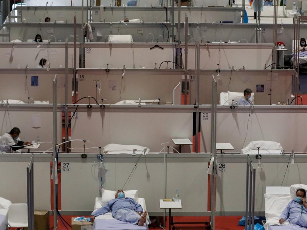 El hospital de Ifema cumple un mes operativo con 428 hospitalizados y un acumulado de 3.316 altas