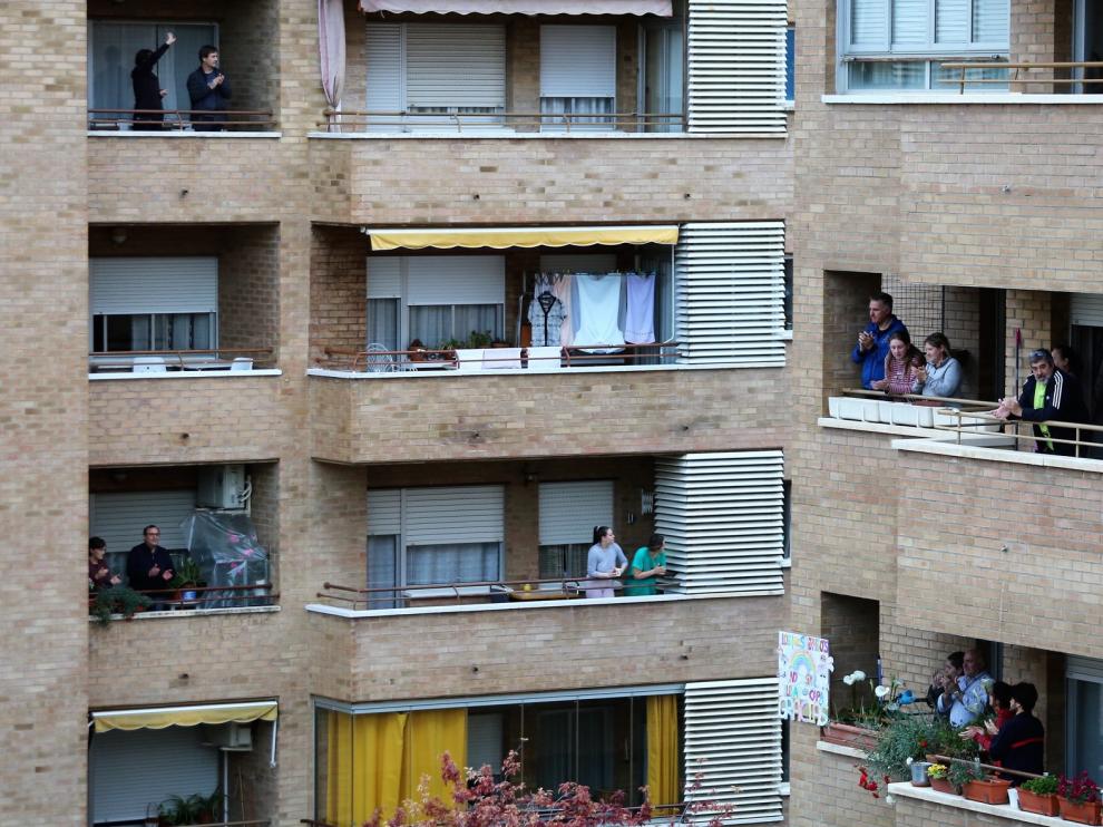 Fin en Huesca de las sonoras caravanas de vehículos de servicios de emergencia