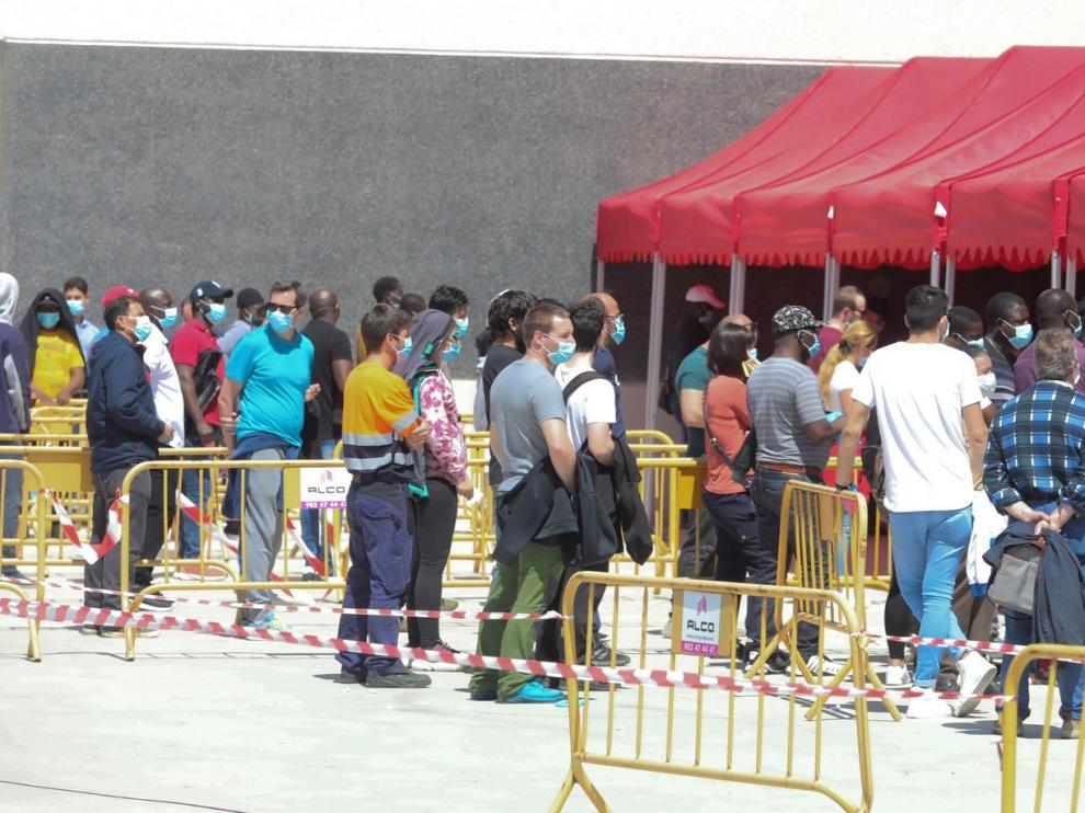 Los test para la detección del coronavirus en Binéfar siguen a partir de este martes