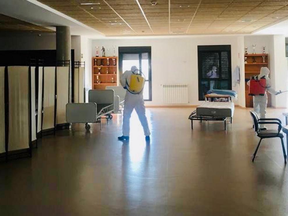La residencia de Sariñena, en situación estable
