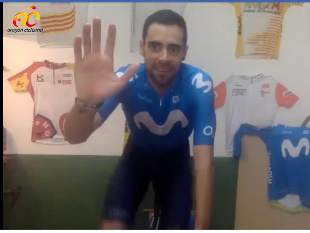 Pedaladas y charla con la cantera aragonesa