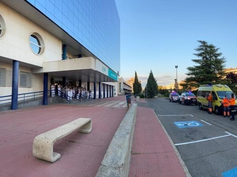 Los servicios de emergencias se suman a los tres días de luto oficial decretados en Huesca por el coronavirus