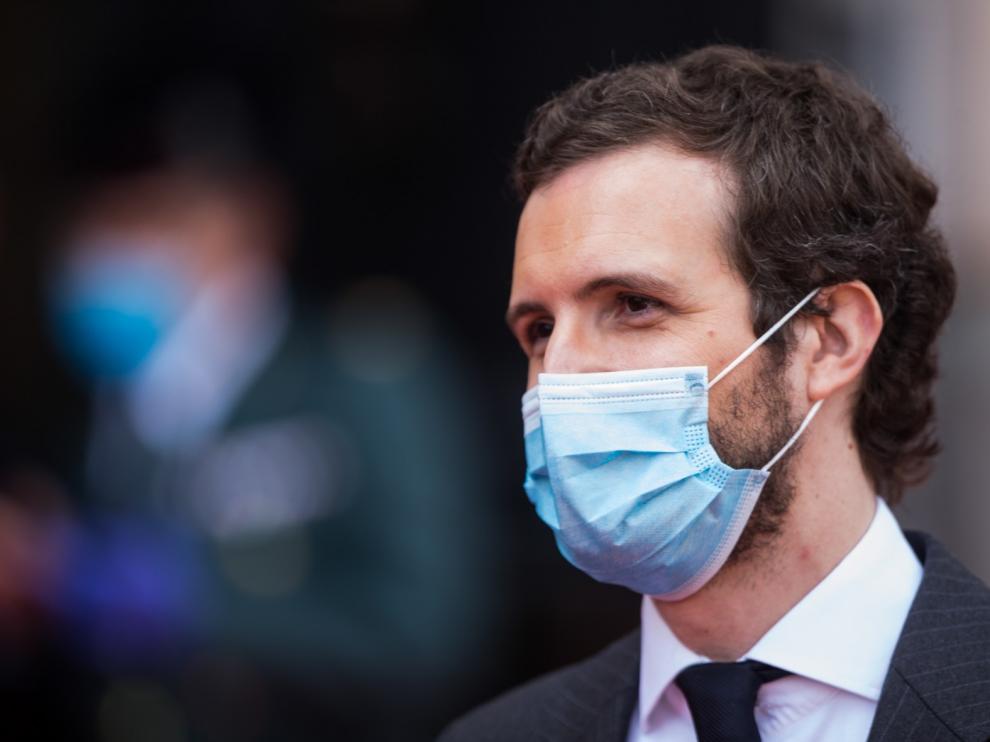 Pablo Casado pide "un plan claro" para apoyar el estado de alarma