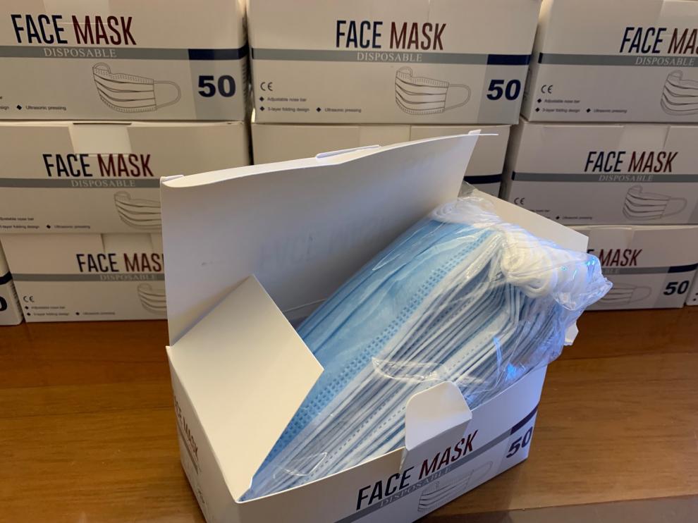 Reparto en Monzón de 17.000 unidades de protección facial