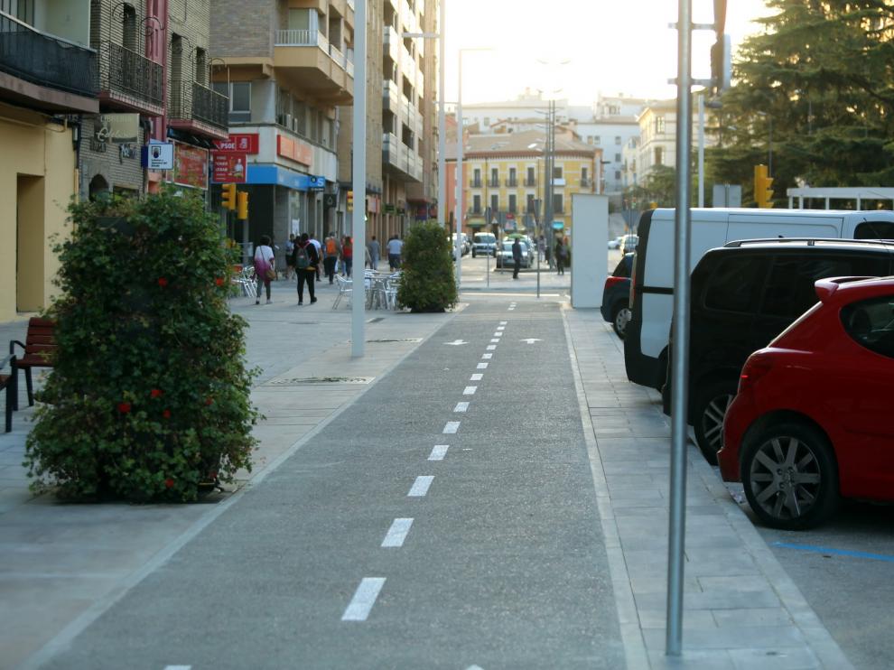 El Ayuntamiento de Huesca conectará los carriles bici para favorecer la movilidad