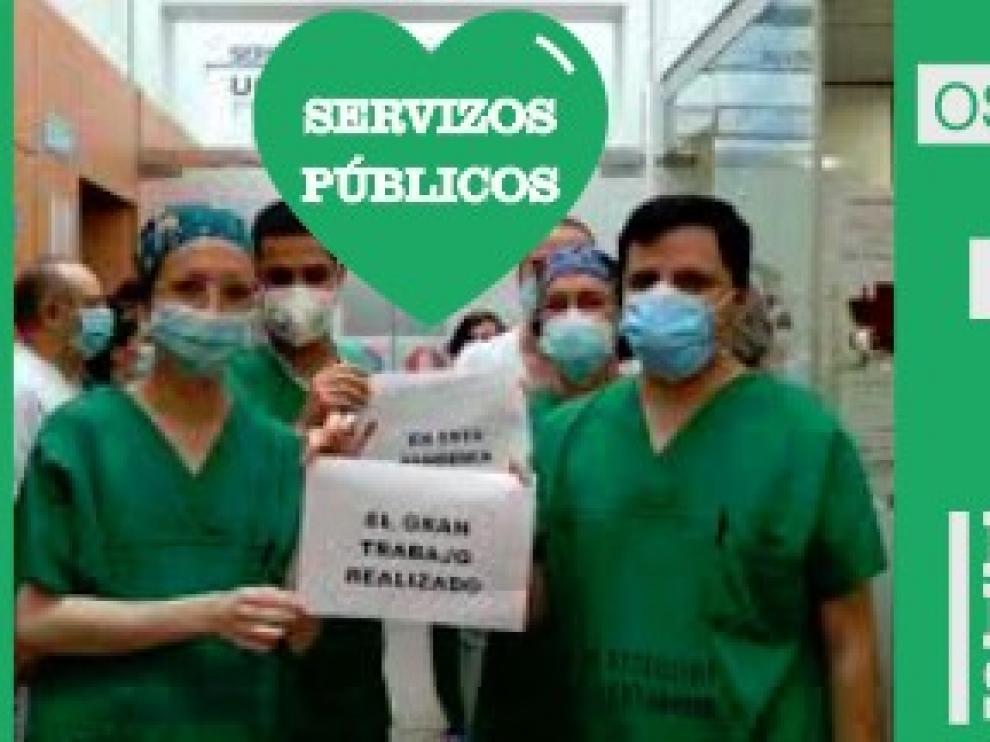 Lanzan la campaña #PintoUnCorazónVerde en defensa de los servicios públicos