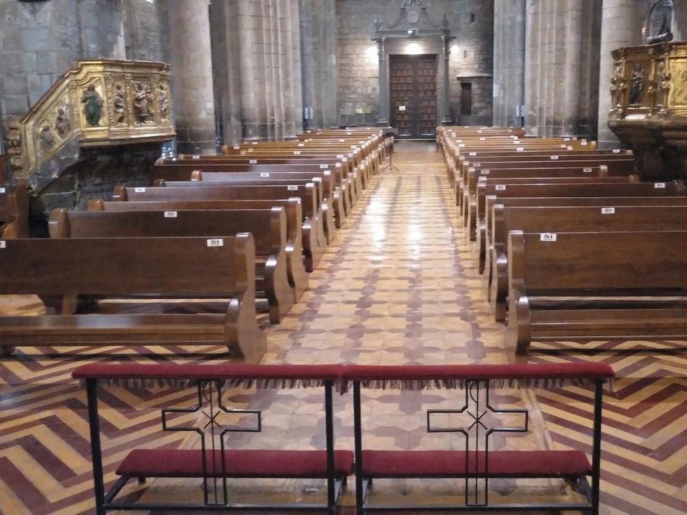 La Catedral de Jaca podrá acoger a 90 personas