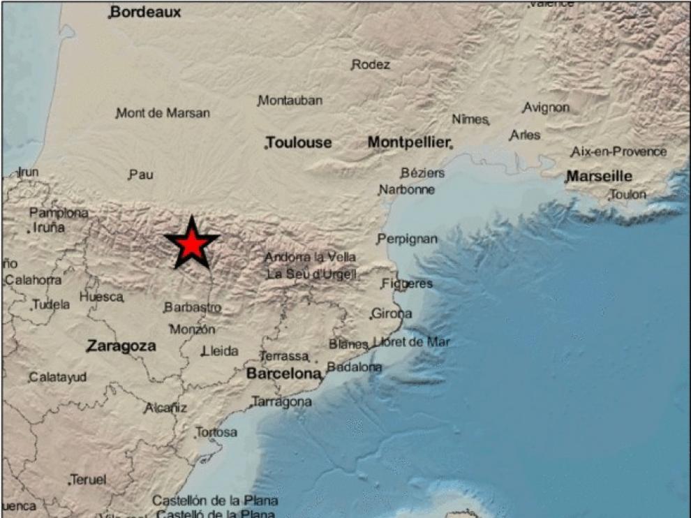Un pequeño terremoto en Bagneres de Luchon se siente en Benasque