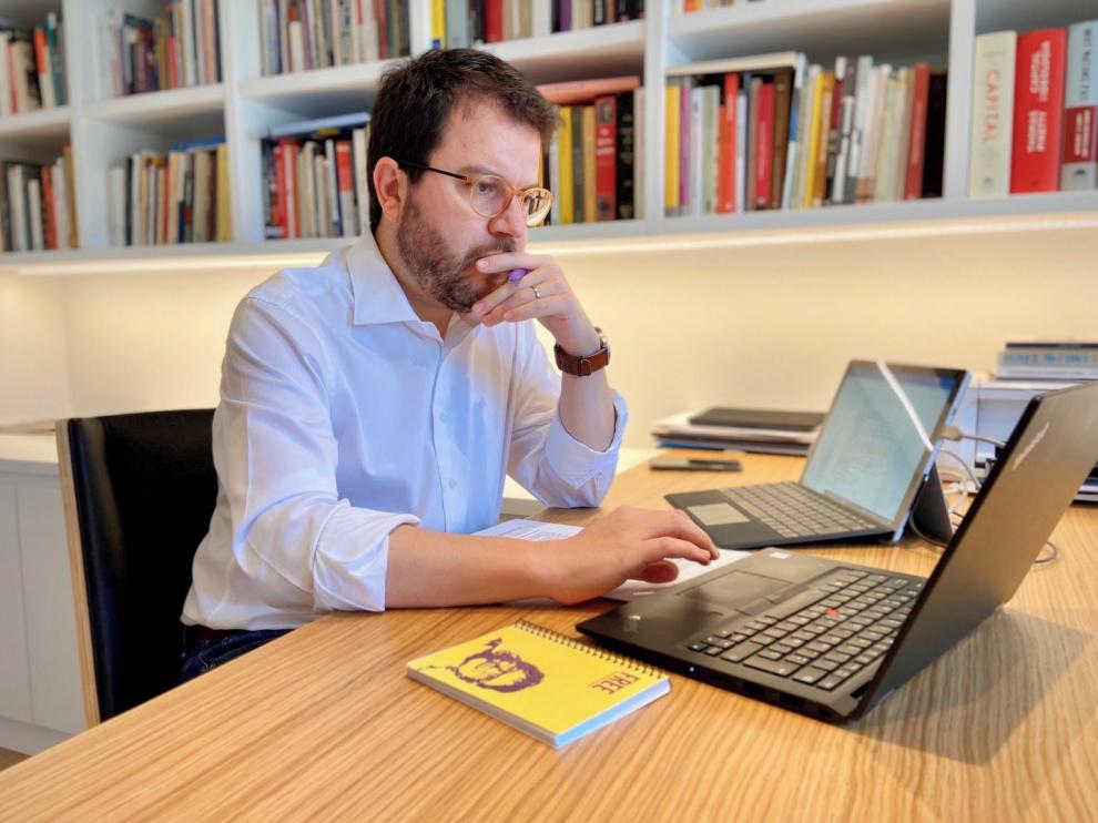 Pere Aragonès: "Revisaremos el "no" al estado de alarma si dejan decidir a las autonomías"
