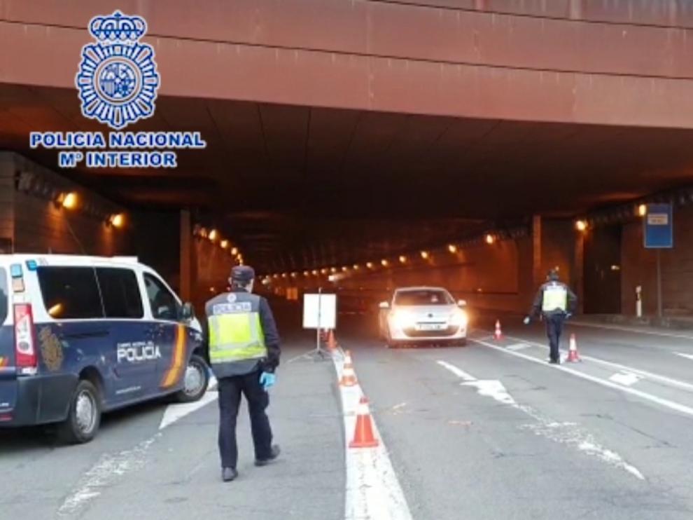 La Policía Nacional ha controlado más de 5.000 personas y 4.700 vehículos en el túnel del Somport