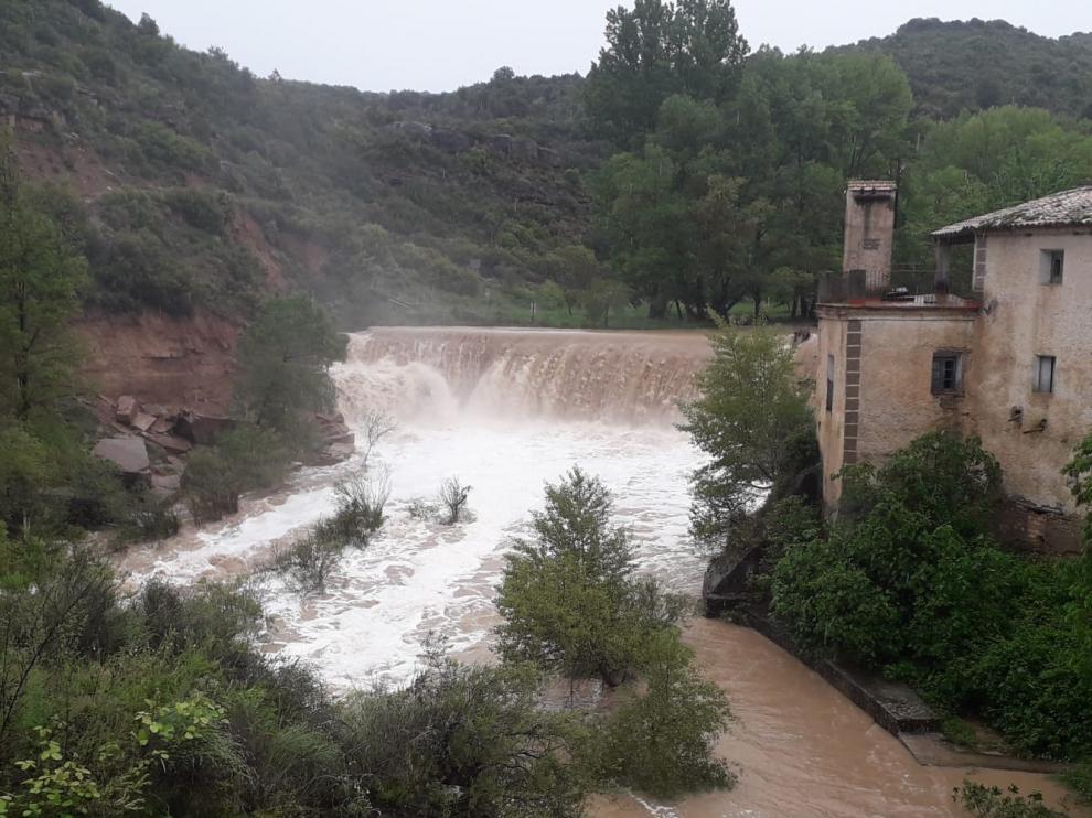 La provincia de Huesca, en alerta por fuertes lluvias