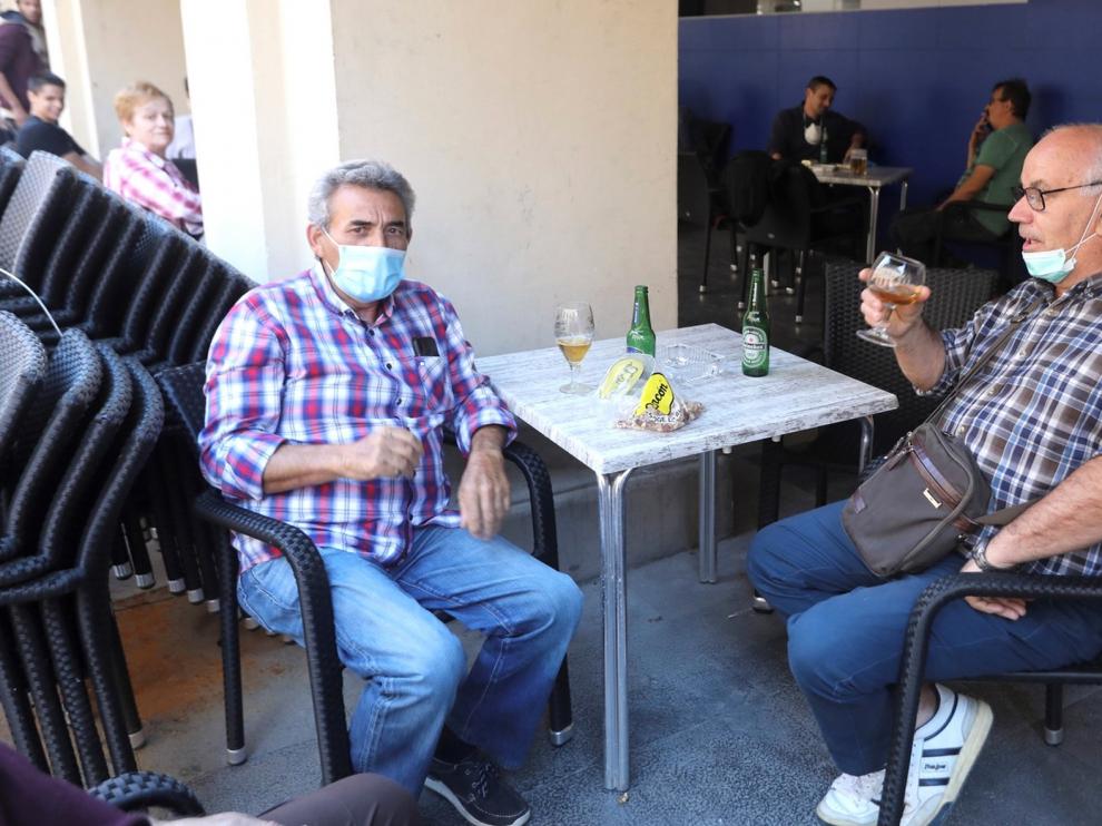 Pocas terrazas, pero llenas, en la reapertura tras casi dos meses