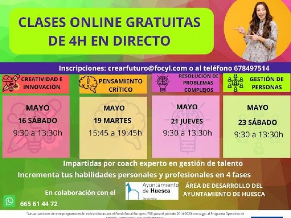 El Ayuntamiento de Huesca ofrece cursos online para mejorar competencias