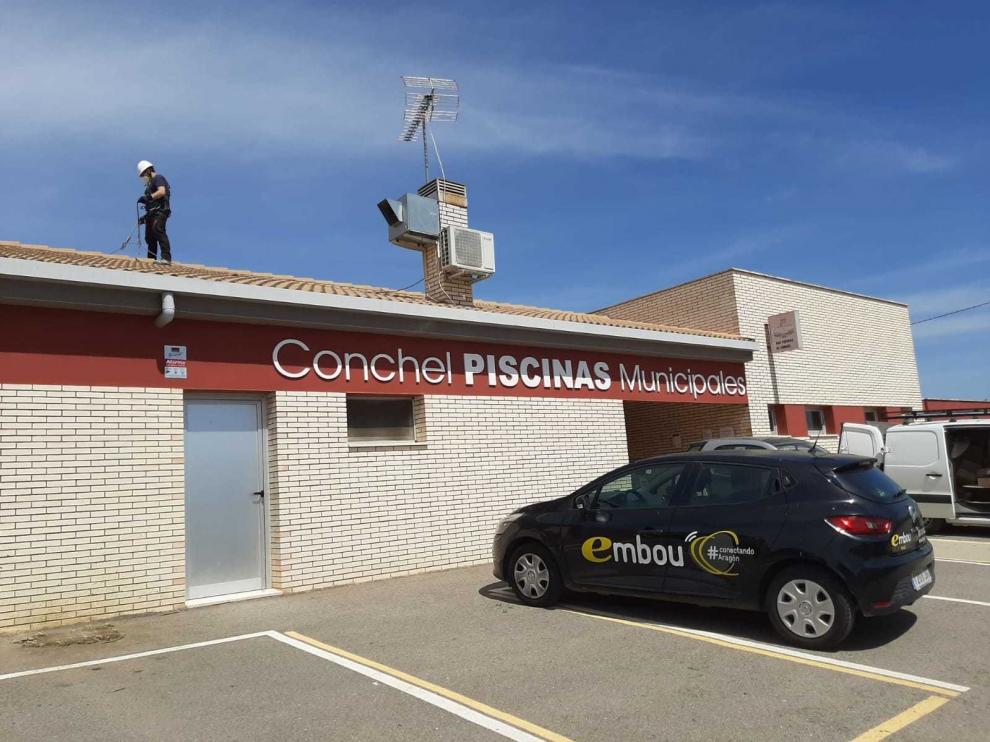 Conchel instala puntos wifi de última generación