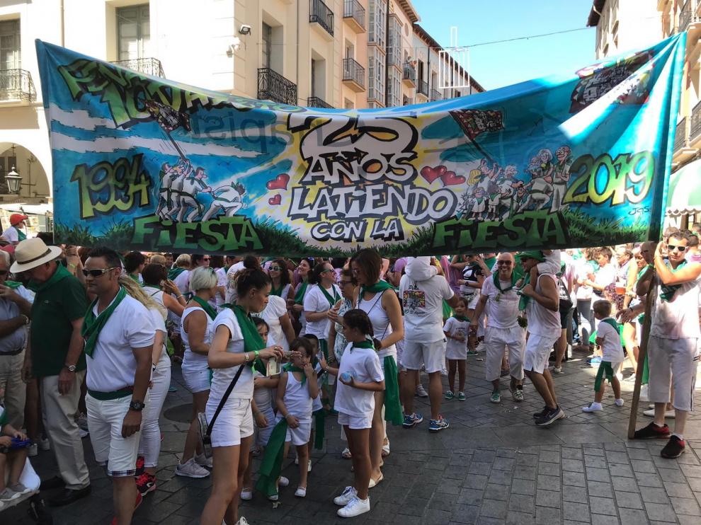 Las peñas asumen con resignación y pena que no habrá fiestas en Huesca