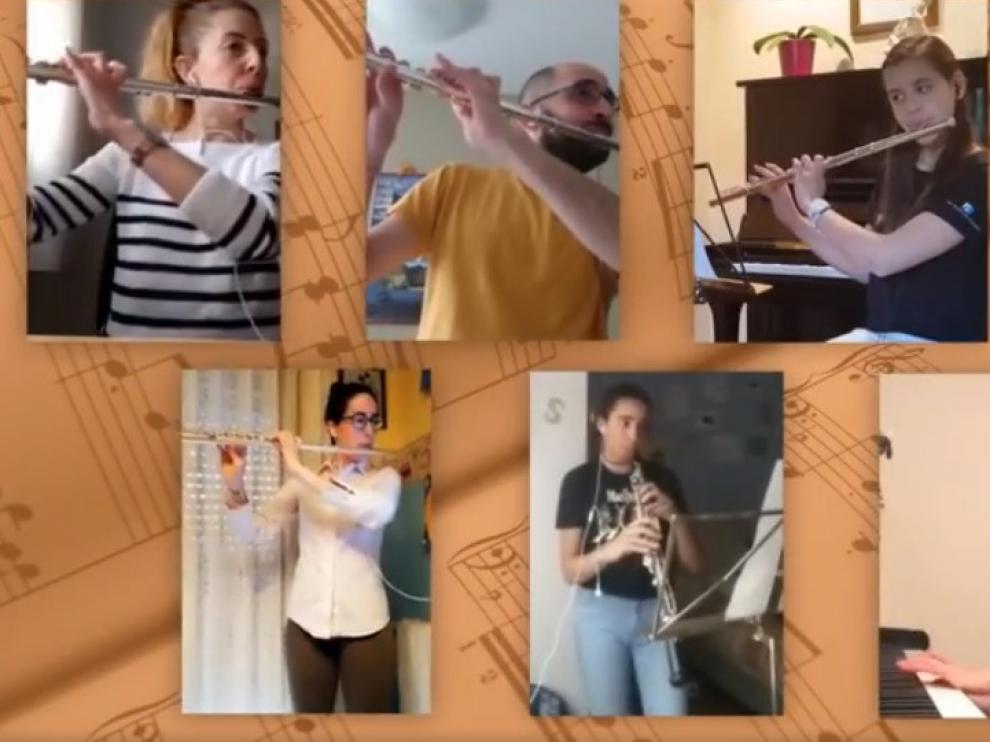 La Banda Chicotén anima el confinamiento con "Suspiros de España"