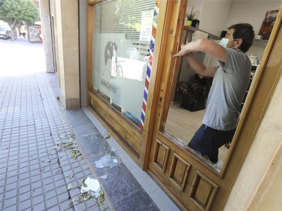 Asaltan una peluquería, un bar y un parking del centro de Huesca