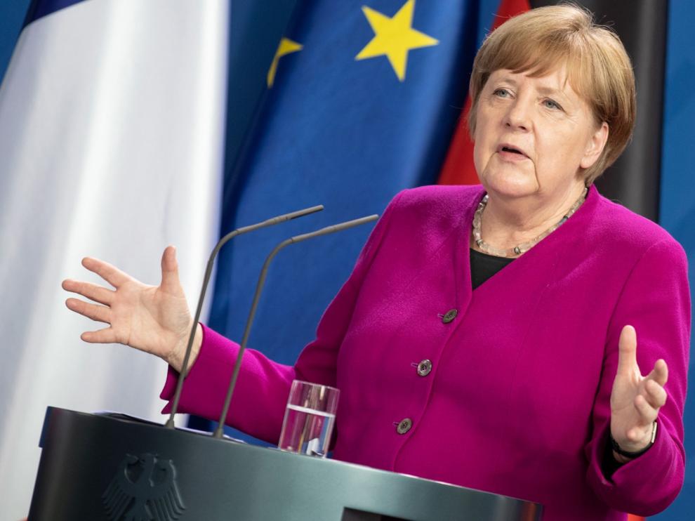 Merkel defiende el plan de reconstrucción europea