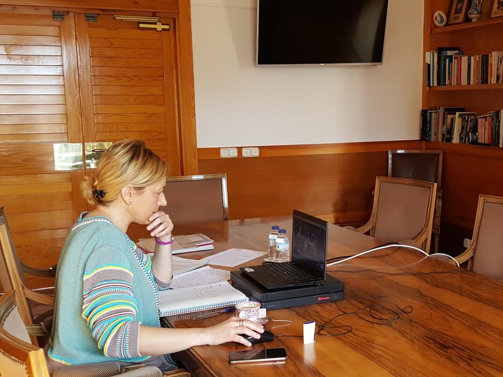 Marta Gastón pone en valor la “unidad de acción” como fortaleza de la economía aragonesa