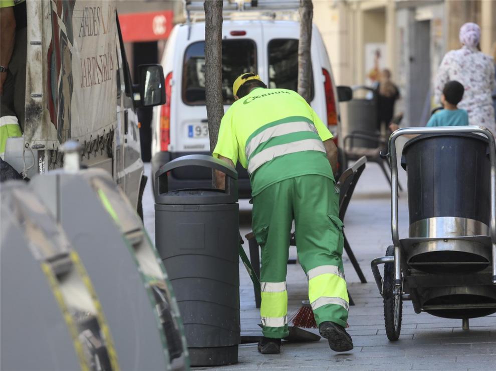 Con Huesca reclama la remunicipalización de limpieza viaria para apoyar el Plan Económico Financiero