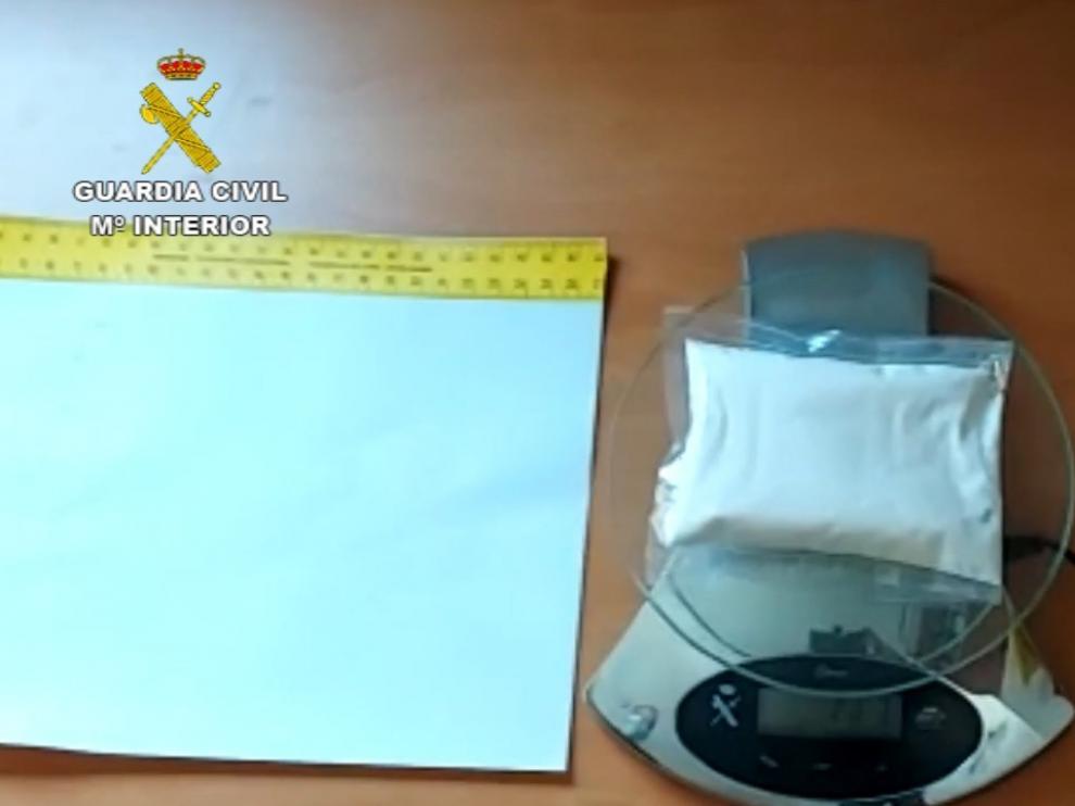 Detenido en Ayerbe un hombre con más de cien gramos de Anfetamina