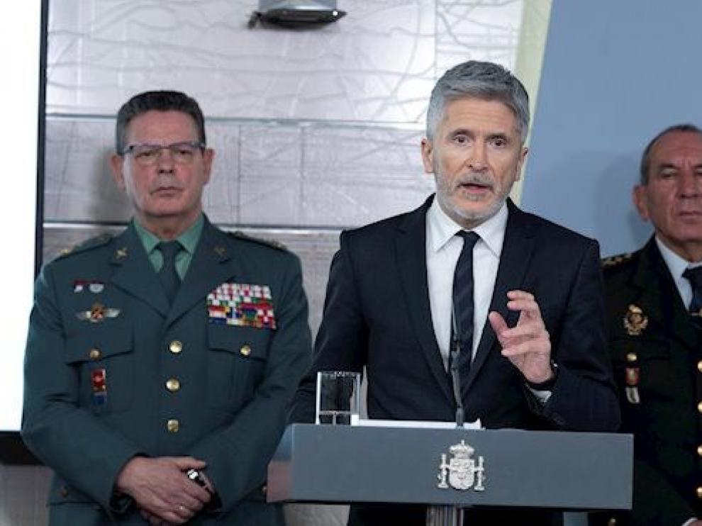 Dimite Laurentino Ceña un día después de que Marlaska cesara al coronel Pérez de los Cobos