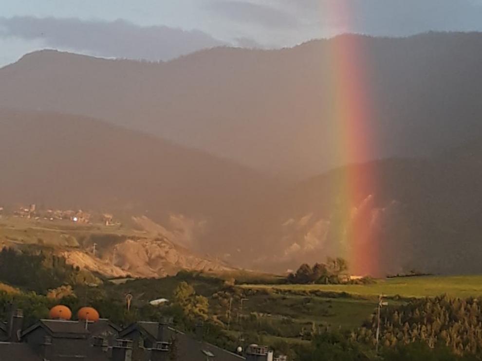 Arcoíris tras la tormenta