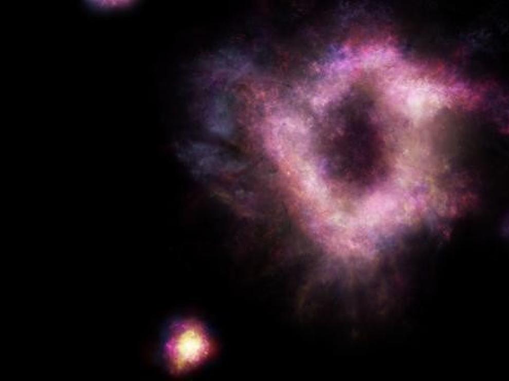 Astrónomos captan la imagen de un "anillo de fuego cósmico"