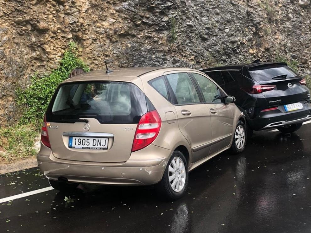 Una persona resulta herida en un accidente en medio de una gran tormenta en Ribagorza