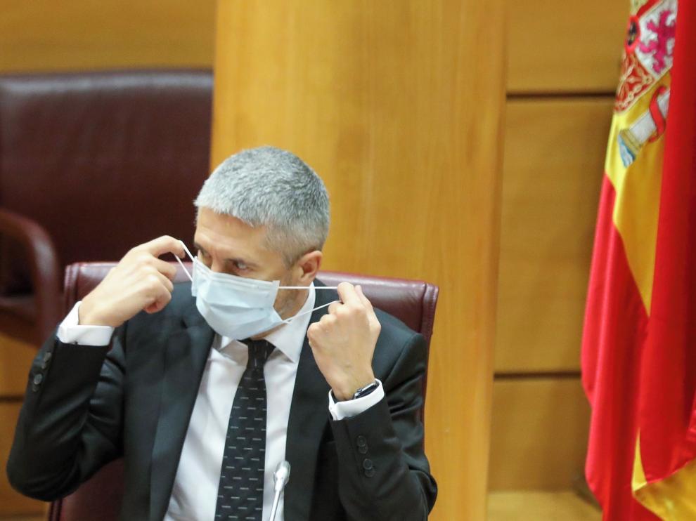 Marlaska niega haber pedido el informe a Pérez de los Cobos