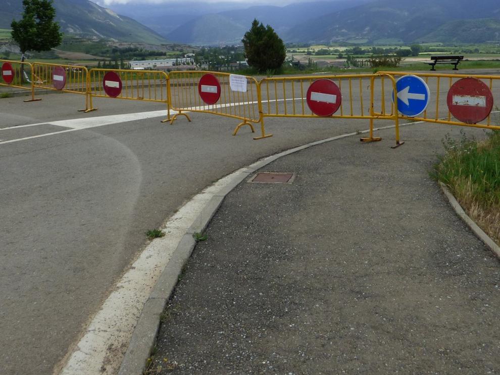 Sabiñánigo construirá un muro de contención en el vial de La Corona