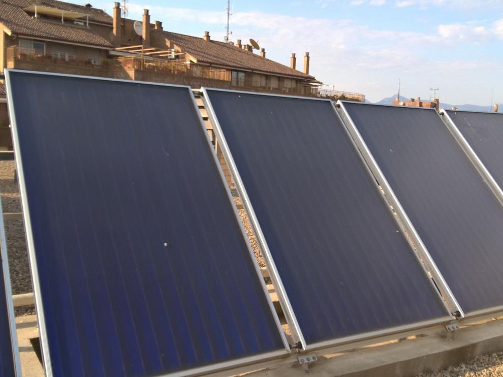 Impulsan un barrio solar en la capital aragonesa con 300 paneles fotovoltaicos