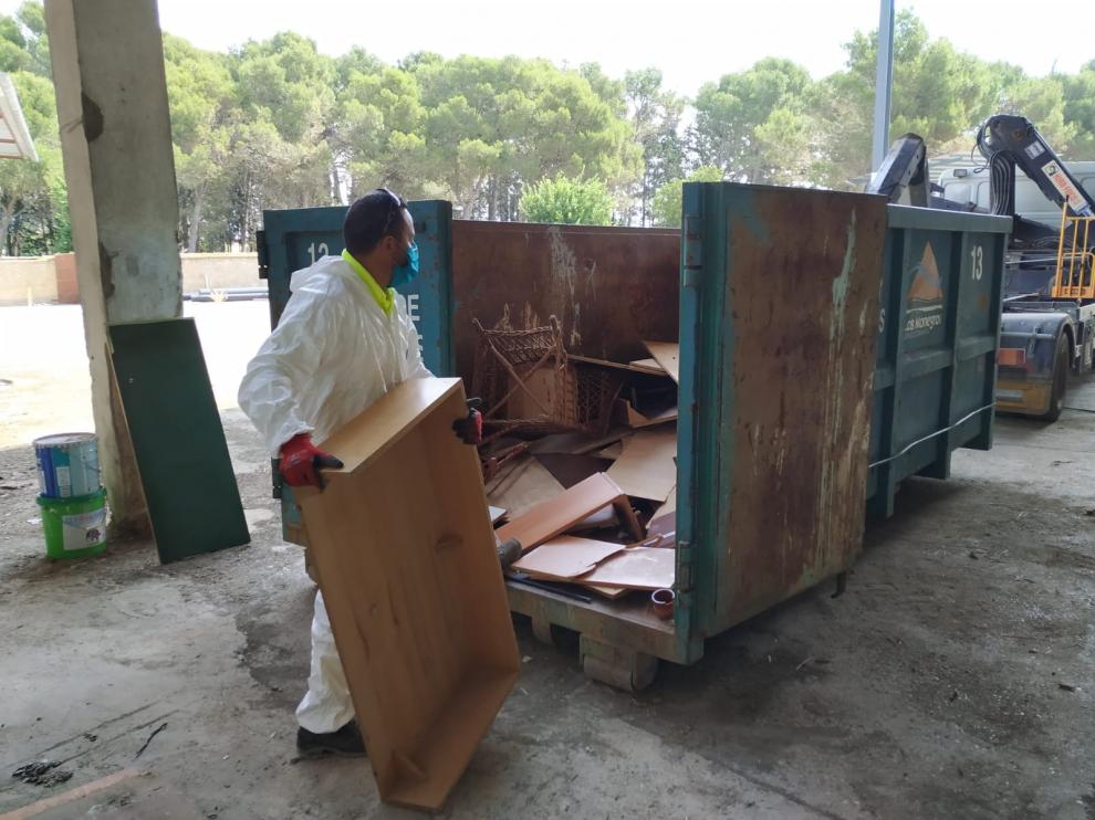 La Comarca de Los Monegros ha reanudado esta semana el servicio de recogida de residuos voluminosos
