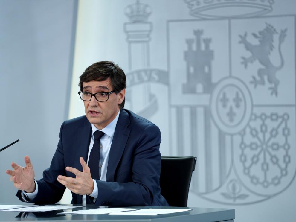 Salvador Illa: "El acuerdo es que los partidos sean a puerta cerrada de momento"