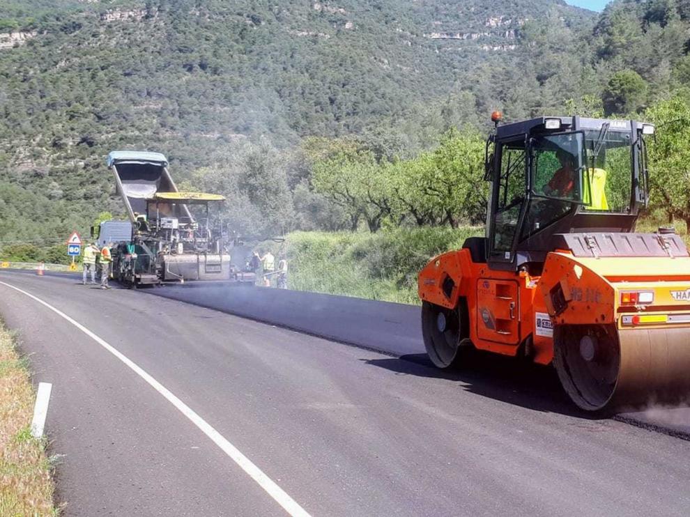 Finaliza la mejora de la A-139 entre Santaliestra y Morillo de Liena