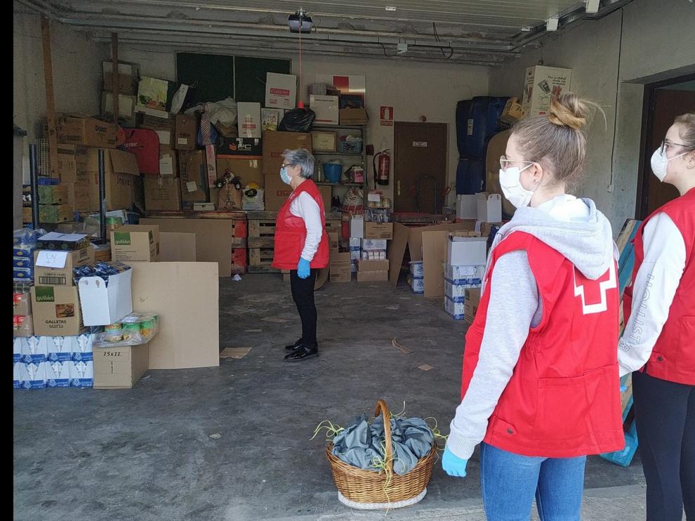 Cerca de 500 voluntarios participan en el Plan Cruz Roja Responde frente a la covid-19 en la provincia de Huesca