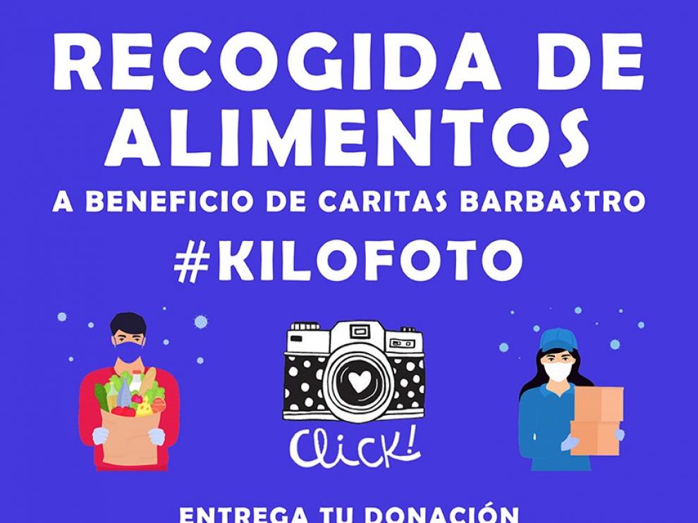 Cinco fotógrafos promueven en Barbastro una campaña de recogida de alimentos