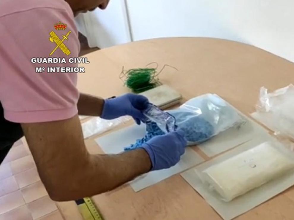 La Guardia Civil detiene a un vecino de Monzón con tres kilos de Speed y mil pastillas de éxtasis