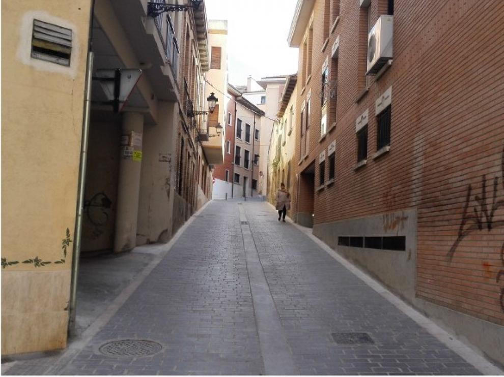 Corte al tráfico rodado de la Costanilla Sellán de Huesca, a partir de este lunes